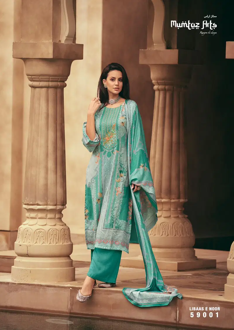 Libas e noor By Mumtaz Arts Viscose Pushmina Dress Material Catalog